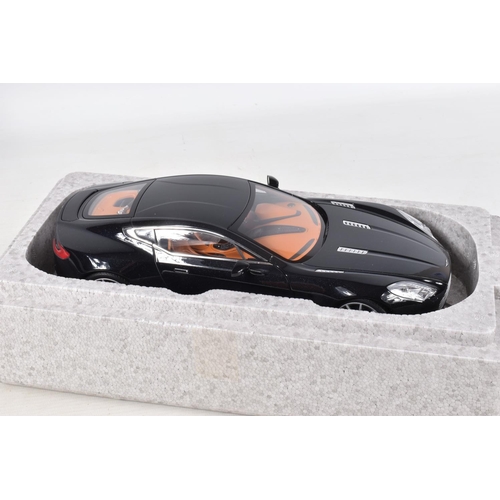 15 - A BOXED AUTOART SIGNATURE MODEL ASTON MARTIN ONE-77, 1:18 scale, numbered 70241, in black pearl, app... 