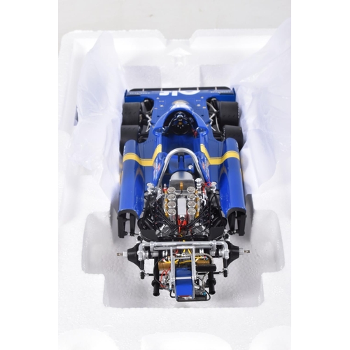 26 - A BOXED TRUESCALE MINIATURES 1976 TYRRELL P34 #3 SWEDISH GRAND PRIX WINNER 1:18 SCALE MODEL RACE CAR... 