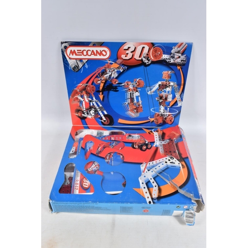 54 - TWO BOXED MODERN MECCANO SETS, Motor Set No.2 and Motion System Set No.30, with instructions, conten... 