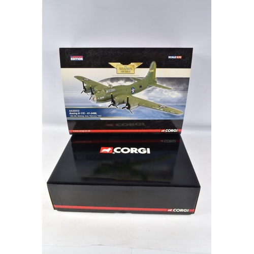 62 - A BOXED LIMITED EDITION CORGI AVIATION ARCHIVE BOEING B-17E-41-2488 1:72 SCALE MODEL DIECAST AIRCRAF... 