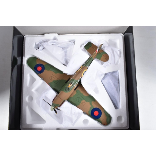 63 - TWO BOXED CORGI AVIATION ARCHIVE MODEL DIECAST AIRCRAFTS, the first is a limited edition English Ele... 