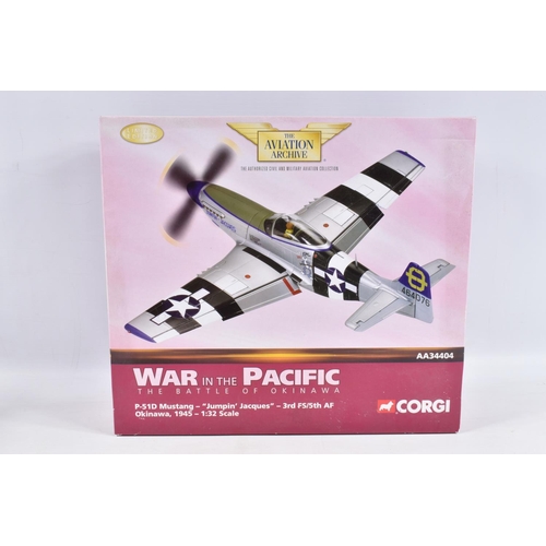 64 - TWO BOXED CORGI LIMITED EDITION AVIATION ARCHIVE MODEL DIECAST AIRCRAFTS, the first World War II Luf... 