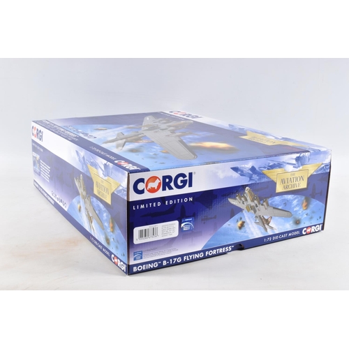 68 - A BOXED LIMITED EDITION CORGI AVIATION ARCHIVE BOEING C-17G FLYING FORTRESS 1:72 SCALE MODEL DIECAST... 