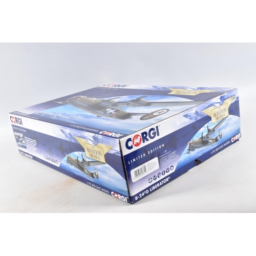 69 - A BOXED LIMITED EDITION CORGI AVIATION ARCHIVE B-24 D LIBERATOR 1:72 SCALE DIECAST MODEL AIRCRAFT, n... 