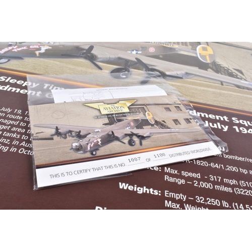 72 - A BOXED LIMITED EDITION CORGI AVIATION ARCHIVE NOSE ART COLLECTION B-24J LIBERATOR ' SLEEPY TIME GAL... 