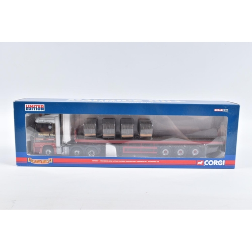 76 - THREE BOXED LIMITED EDITION CORGI 1:50 TRANSPORT TRUCKS AND TRAILERS, the first a George Green Trans... 