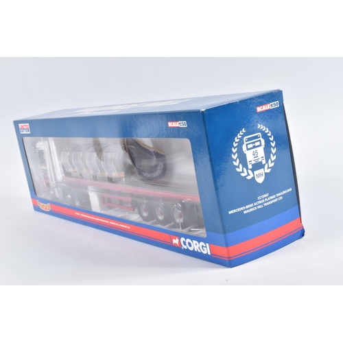 76 - THREE BOXED LIMITED EDITION CORGI 1:50 TRANSPORT TRUCKS AND TRAILERS, the first a George Green Trans... 