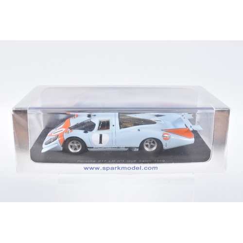 79 - FIVE BOXED SPARK MODELS MINIMAX VEHICLES, to include a H. Herrmann - H. Linge Porsche 906 6th 24H Da... 