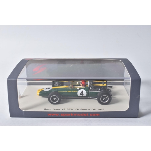 80 - FIVE BOXED SPARK MODELS MINIMAX VEHICLES, to include a 1993 Rocket By Gordon Murray, numbered S3152,... 