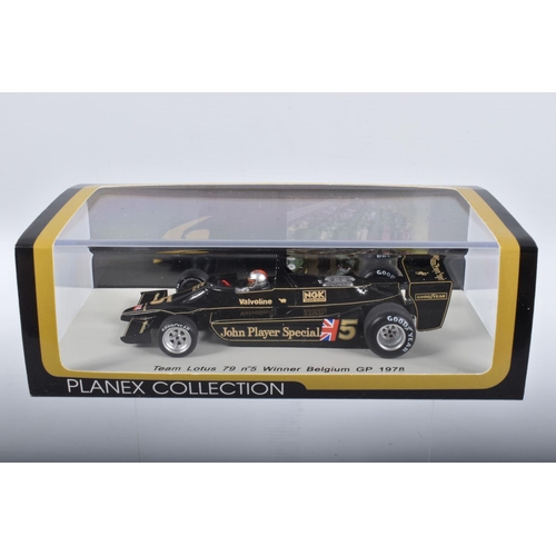 84 - FIVE BOXED SPARK MODELS MINIMAX VEHICLE, to include Graham Hill Team Lotus 43 BRM no8 South African ... 