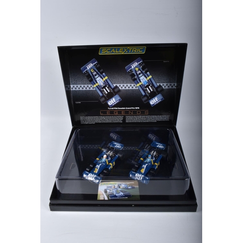 88 - A BOXED SCALEXTRIC LEGENDS TYRRELL P34 SWEDISH GRAND PRIX 1976 TWO CAR SET, numbered 0208 of 3000, n... 