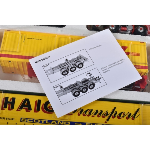 93 - A BOXED LIMITED EDITION CORGI HAULIERS OF RENOWN SCOTLAND HAIG TRANSPORT 1:50 SCALE MODEL SET, numbe... 