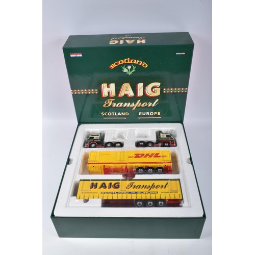 93 - A BOXED LIMITED EDITION CORGI HAULIERS OF RENOWN SCOTLAND HAIG TRANSPORT 1:50 SCALE MODEL SET, numbe... 