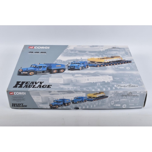 93 - A BOXED LIMITED EDITION CORGI HAULIERS OF RENOWN SCOTLAND HAIG TRANSPORT 1:50 SCALE MODEL SET, numbe... 