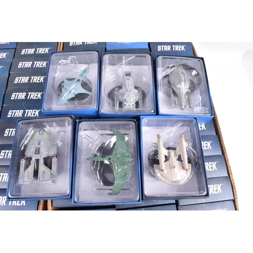 97 - A QUANTITY OF BOXED EAGLEMOSS STAR TREK THE OFFICIAL STARSHIPS COLLECTION MODELS, 64 models, all app... 