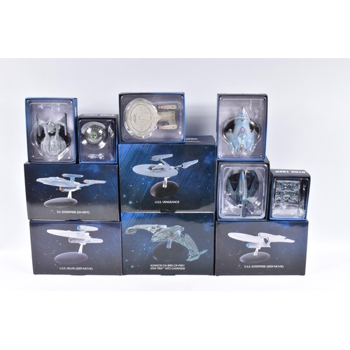 100 - A QUANTITY OF BOXED EAGLEMOSS STAR TREK THE OFFICIAL STARSHIPS COLLECTION MODELS, 34 models, all app... 