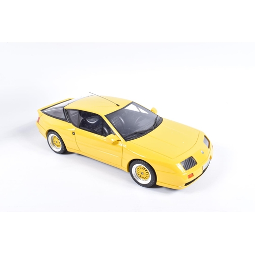 101 - A BOXED OTTO MOBILE MODELS ALPINE LE MANS DANIELSON MODEL VEHICLE, numbered OT592 UV1, yellow body w... 