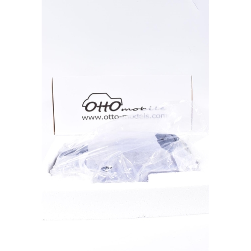 102 - A BOXED OTTO MOBILE MODELS ALFA ROMEO 156GTA SW MODEL VEHICLE, numbered OT156 UV1, dark blue in colo... 