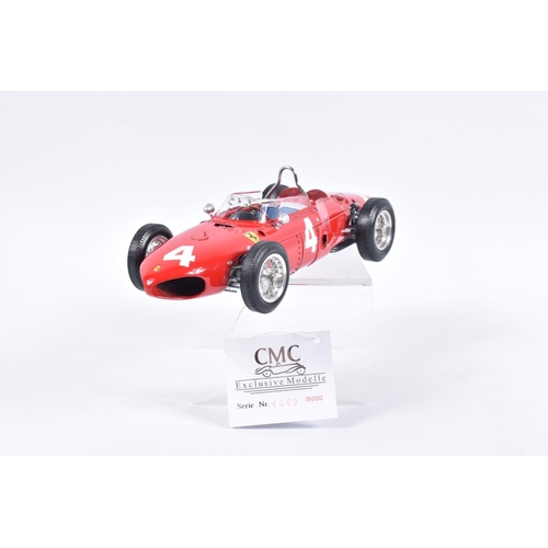 111 - A BOXED CMC FERRARI DINO 156 F1 1961 'SHARKNOSE' GP BELGIEN PHIL HILL LIMITED EDITION 1:18 SCALE MOD... 