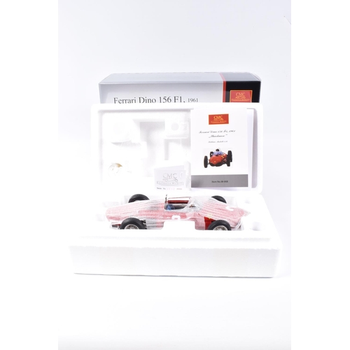 112 - A BOXED CMC FERRARI DINO 156 F1 1961 'SHARKNOSE' GP ITALIEN PHIL HILL LIMITED EDITION 1:18 SCALE MOD... 