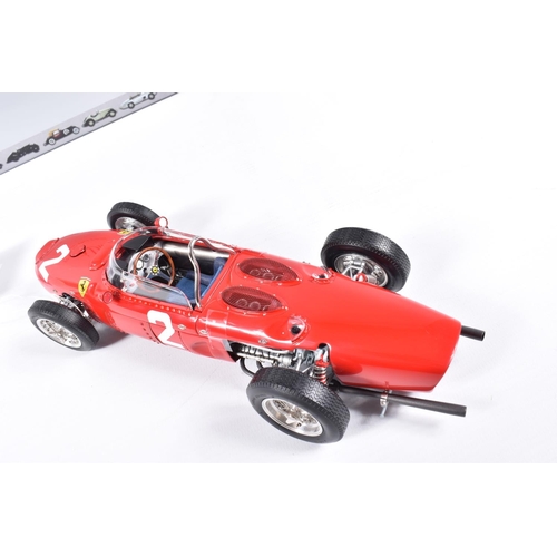 112 - A BOXED CMC FERRARI DINO 156 F1 1961 'SHARKNOSE' GP ITALIEN PHIL HILL LIMITED EDITION 1:18 SCALE MOD... 