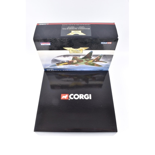 117 - TWO BOXED LIMITED EDITION CORGI AVIATION ARCHIVE MODEL DIECAST AIRCRAFTs 1:72 SCALE, the first is a ... 