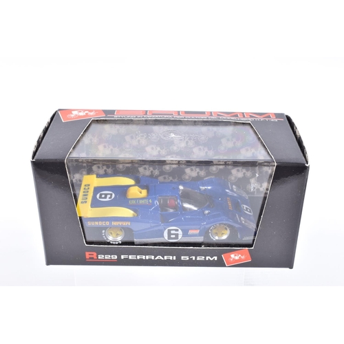 119 - NINE BOXED MINIATURE MODEL 1:43 SCALE CARS , to include a Best model Porsche 908-3 Monteseny 1972 Fe... 