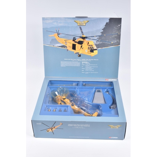 134 - THREE BOXED LIMITED EDITION CORGI AVIATION ARCHIVE  MILITARY AIR POWER THUNDER IN THE SKIES 1:72 SCA... 