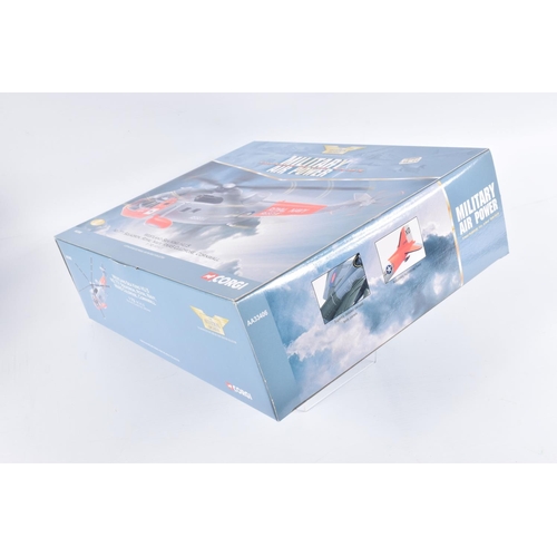 134 - THREE BOXED LIMITED EDITION CORGI AVIATION ARCHIVE  MILITARY AIR POWER THUNDER IN THE SKIES 1:72 SCA... 