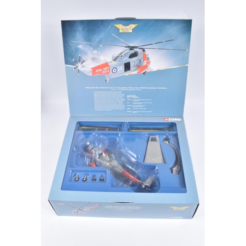 134 - THREE BOXED LIMITED EDITION CORGI AVIATION ARCHIVE  MILITARY AIR POWER THUNDER IN THE SKIES 1:72 SCA... 