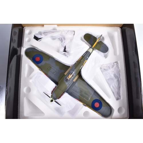 143 - TWO BOXED LIMITED CORGI AVIATION ARCHIVE MODEL AIRCRAFTS, the first a 1:32 scale World War II Fleet ... 