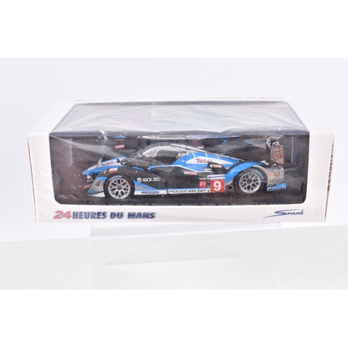 147 - FIVE BOXED LE MANS SPARK MODELS MINIMAX VEHICLES, the first is a Porsche 911 GT1 winner 24H Le Mans ... 