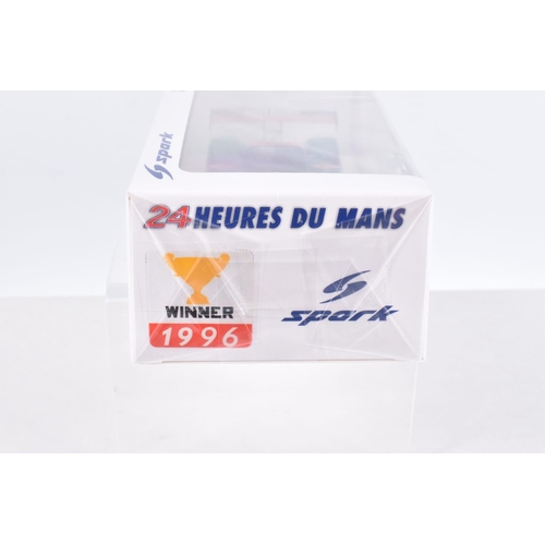 147 - FIVE BOXED LE MANS SPARK MODELS MINIMAX VEHICLES, the first is a Porsche 911 GT1 winner 24H Le Mans ... 