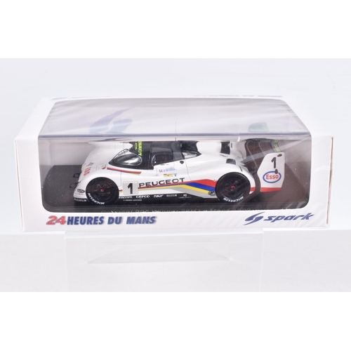 147 - FIVE BOXED LE MANS SPARK MODELS MINIMAX VEHICLES, the first is a Porsche 911 GT1 winner 24H Le Mans ... 