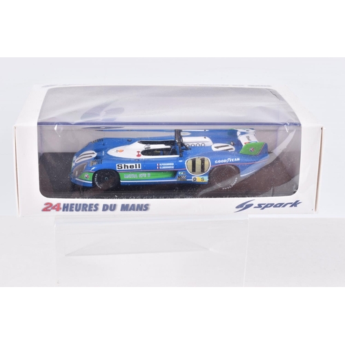 148 - FIVE BOXED LE MANS SPARK MODELS MINIMAX VEHICLES,  the first is a Aston Martin DBR 1 Winner 24H Le M... 