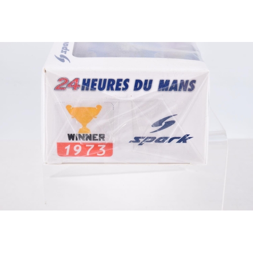 148 - FIVE BOXED LE MANS SPARK MODELS MINIMAX VEHICLES,  the first is a Aston Martin DBR 1 Winner 24H Le M... 