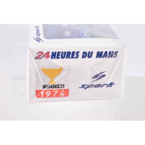 148 - FIVE BOXED LE MANS SPARK MODELS MINIMAX VEHICLES,  the first is a Aston Martin DBR 1 Winner 24H Le M... 