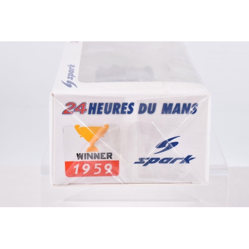 148 - FIVE BOXED LE MANS SPARK MODELS MINIMAX VEHICLES,  the first is a Aston Martin DBR 1 Winner 24H Le M... 