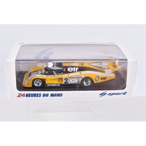 148 - FIVE BOXED LE MANS SPARK MODELS MINIMAX VEHICLES,  the first is a Aston Martin DBR 1 Winner 24H Le M... 