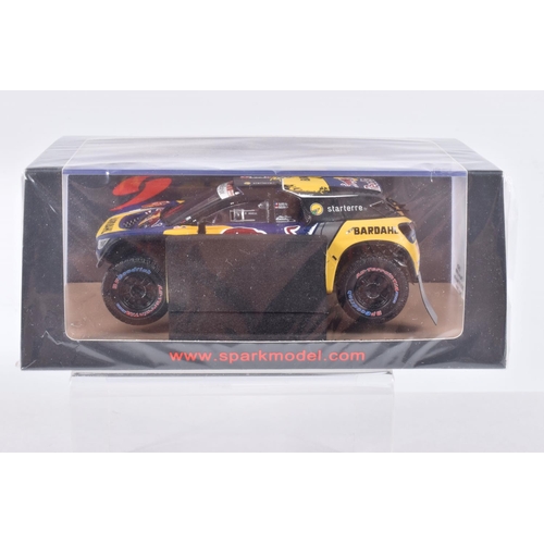 150 - FOUR BOXED SPARK MODELS MINIMAX VEHICLES, the first is a Lancia Delta HF Intergrale EVO Winner Rally... 