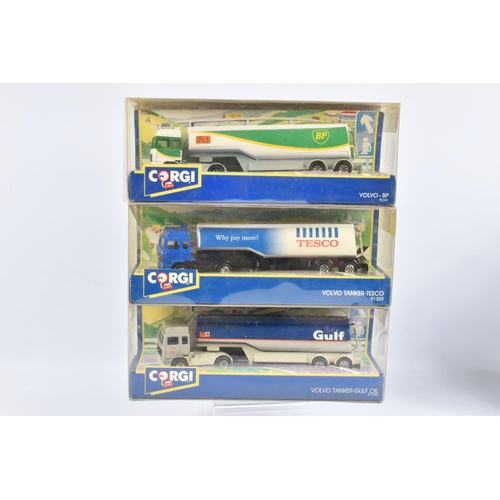 154 - A QUANTITY OF MAINLY BOXED CORGI SUPERHAULERS LORRIES/TRUCKS, to include limited edition Amtrak box ... 