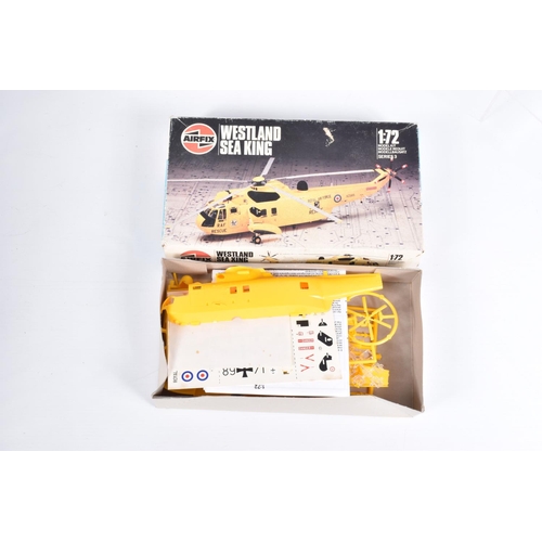 155 - NINE AIRFIX UNBUILT BOXED  MILITARY AIRCRAFT MODEL KITS, to include four 1:48 scale models, the firs... 