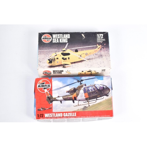 155 - NINE AIRFIX UNBUILT BOXED  MILITARY AIRCRAFT MODEL KITS, to include four 1:48 scale models, the firs... 