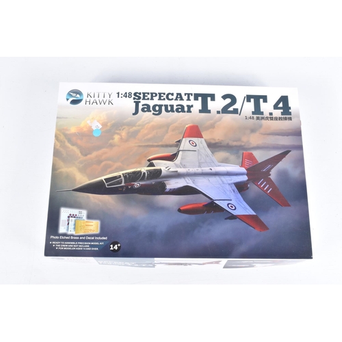 164 - SIX  UNBUILT BOXED MODEL KITS, to include a Historic PF-51H Mustang, 1:48 scale, kit no. 48-005, inc... 