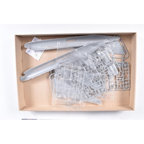 167 - THREE UNBUILT BOXED MODEL AIRCRAFT KITS, to include  a Eduard 1:48 scale BAC Lightning Mk.1A , kit n... 