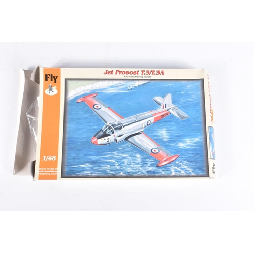 168 - EIGHT UNBUILT BOXED MODEL AIRCRAFT KITS, to include a AZ Model 1:72 scale de Havilland Canada DHC-1 ... 