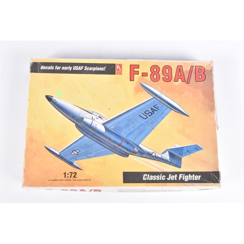 168 - EIGHT UNBUILT BOXED MODEL AIRCRAFT KITS, to include a AZ Model 1:72 scale de Havilland Canada DHC-1 ... 