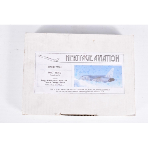 176 - SIX UNBUILT BOXED  MODEL AIRCRAFT KITS,  to include a Heritage Aviation 1:48 scale S.A. Bulldog, inc... 