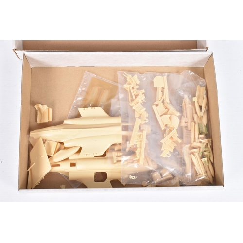 177 - FOUR  UNBUILT BOXED MODEL AIRCRAFT KITS,  to include an unknown kit as not in original box and has n... 