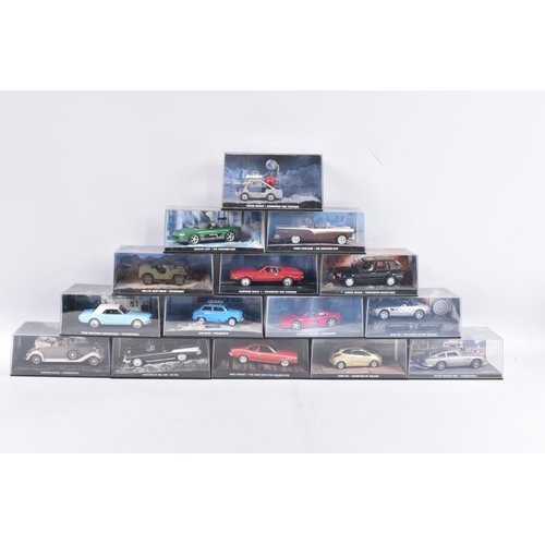 185 - A QUANTITY OF BOXED G.E. FABBRI JAMES BOND CAR COLLECTION MODELS, No's. 1 - 60 together with the rel... 